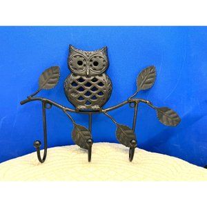 Metal Owl Wall Hook Hangers